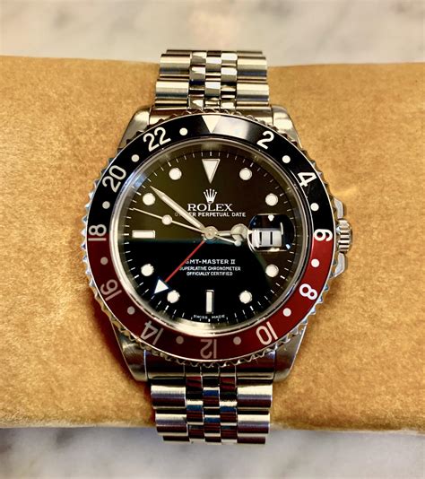 rolex gmt 16710 coke jubilee|Rolex model 16710 price.